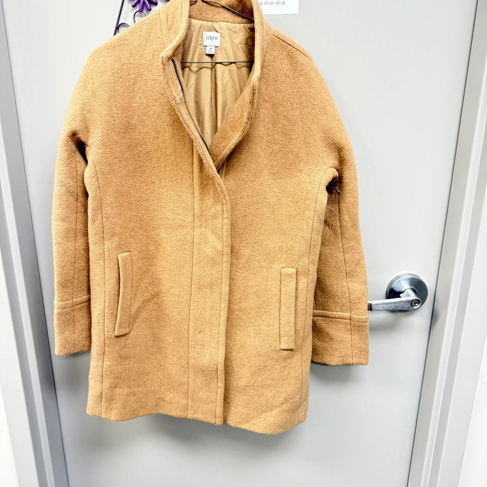 J. Crew Women's Camel Wool Jacket Sz 6‎